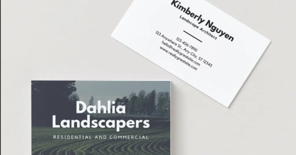 Landscaping Business Cards: What to Include