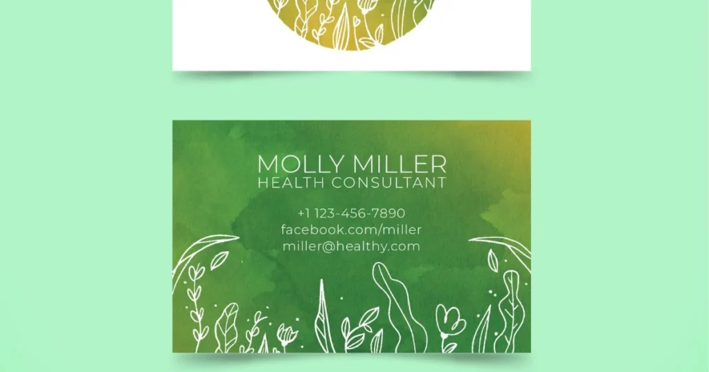 landscaping business cards, lawn service business cards