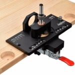 Concealed Hinge Jig with Quick Clamp and Dust Vacuum Adapter Concealed Door Hinge Jig 35mm