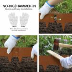 Corten steel landscape edging 39.4×5.1in - Image 6