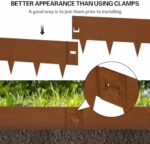 Corten steel landscape edging 39.4×5.1in - Image 3