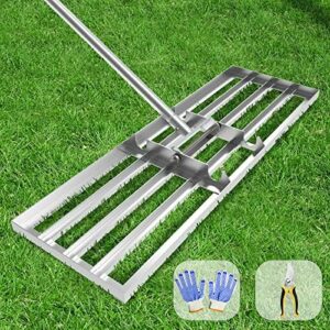 Lawn leveling rake 30x10 inch