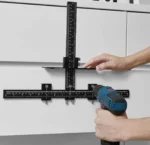 Cabinet Hardware Jig, All Metal Adjustable Cabinet Handle Jig - Image 5