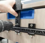 Cabinet Hardware Jig, All Metal Adjustable Cabinet Handle Jig - Image 6