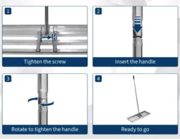 Lawn leveling rake 30x10 inch - Image 5